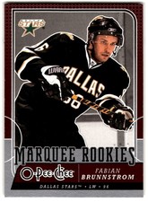 2008-09 O-Pee-Chee Fabian Brunnstrom Rookie #761 Dallas Stars