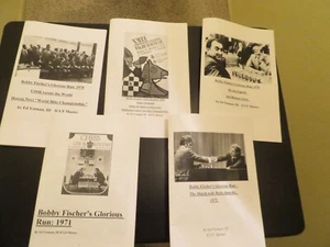 Vintage Allan Troy Chess Book-Ed #1- BOBBY FISCHER'S GLORIOUS RUN  - Imagen 1 de 1