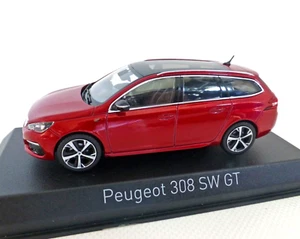 Peugeot 308 SW Gt 2017, Rosso Metallizzato, 1:43 Norev - Bild 1 von 1