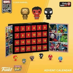 1x Funko Marvel 80th Advent Countdown Calendar Pocket POP! 2019 *GameStop Ver.* - Bild 1 von 48