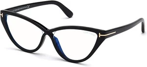 Tom Ford TF 5729-B eyeglasses color 001 Black with Blue Block anti reflective... - Picture 1 of 4