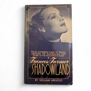 Frances Farmer SHADOWLAND by WILLIAM ARNOLD Vintage Movie Biography 1979 - Imagen 1 de 5
