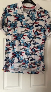 Mens Superdry Floral Polo Shirt Size XXL - Picture 1 of 1