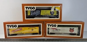 HO Tyco Beer Reefer Set 370-C Budweiser, 370-B Miller,355-A Schlitz New-NOS - Picture 1 of 11
