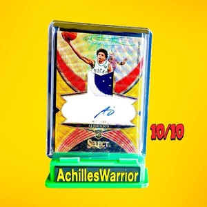 2024-25 Select Basketball WAS AJ Johnson RC No. RJA-AJJ Gold Prizm Bookend 10/10 - Picture 1 of 4