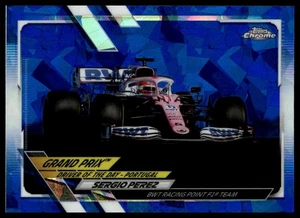 2021 Topps Chrome F1 Sapphire Edition Sergio Perez #160 Formula 1 - Picture 1 of 2