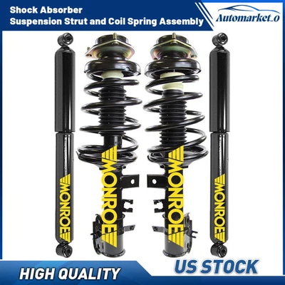 Puntales delanteros traseros con muelles helicoidales Kit de amortiguadores para Infiniti QX4 3,3 L 1999 Foto 1 de 4