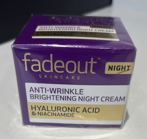 Fade Out Anti Wrinkle Brightening Night Cream with Hyaluronic Acid & Niacinamide - Picture 1 of 3