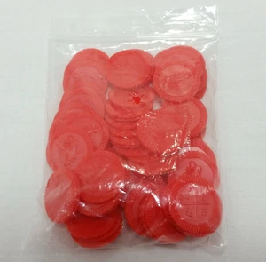 Cashflow For Kids Replacement Expense Tokens Red Chips 2012 Game Pieces Parts - Picture 1 of 6