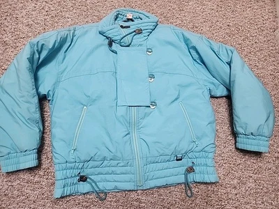 Chaqueta de nieve Fera Ski Wear Carol verde azulado para mujer talla 10 de colección hecha en Hong Kong nueva con etiquetas  Foto 1 de 4