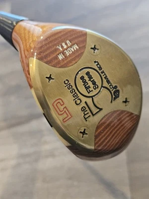 Louisville Golf The Classic 50's Series Persimmon Driver RH Steel 5 Wood - Image 1 of 4