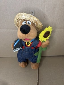 Scooby-Doo Sonnenblume Bauer Gärtner Sitzsack Plüsch 9 Zoll Bros Studio Neu mit Etikett 2000 - Bild 1 von 6