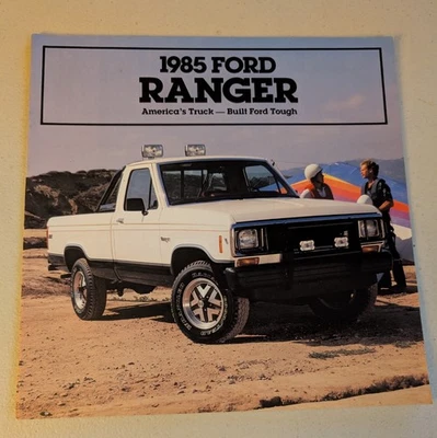 Folheto de vendas colorido Ford Ranger 1985 (versão 1) - Imagem 1 de 2
