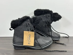 Bearpaw Eugenia Snow Damengröße 7 schwarz Freizeitstiefel Kunstfell/Leder – neu mit Etikett - Bild 1 von 16