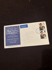 England Royal Wedding 22. Juli 1981 Charles & Diana FDC Oversize Umschlag - Bild 1 von 5