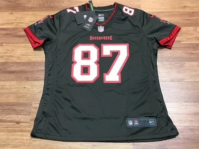 Camiseta deportiva para mujer L - NUEVA Nike NFL Tampa Bay Buccaneers #87 Rob Gronkowski On Field Foto 1 de 4