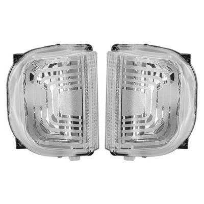 1 par de lentes indicadoras de señal de giro de espejo retrovisor lateral aptas para Mercedes-Benz Sprinter Foto 1 de 4