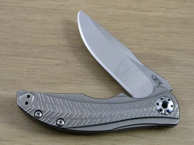 Cuchillo de titanio Zero Tolerance 0609 ZT, CPM-20CV, RJ Martin, pivote de rodamiento de bolas Foto 1 de 4