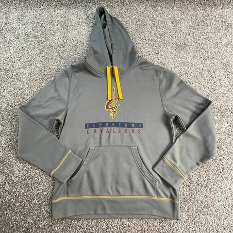 Cleveland Cavaliers Sweatshirt Youth Small Gray Hoodie Basketball NBA Kids Boys Cover