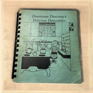 1970er "Downtown Directory's Delicious Delectables" Fort Worth, TX Fundraiser - Bild 1 von 17