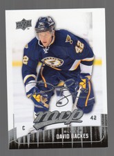 2009-10 Upper Deck MVP Blues Hockey Card #41 David Backes