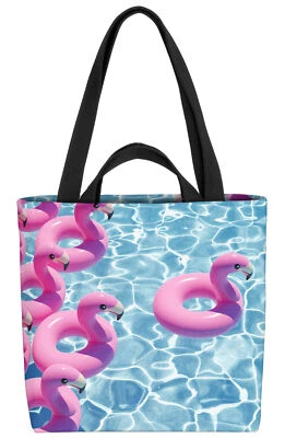 Swimming Pool Flamingos Tasche Pool Flamingo Sommer Wasser schwimmen rosa Pool - Bild 1 von 3