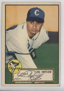 1952 Topps Lou Kretlow (Red Back) #42.1 Rookie RC