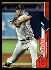 2020 Topps Carlos Carrasco  Factory Set Orange /99 384 Cleveland Indians