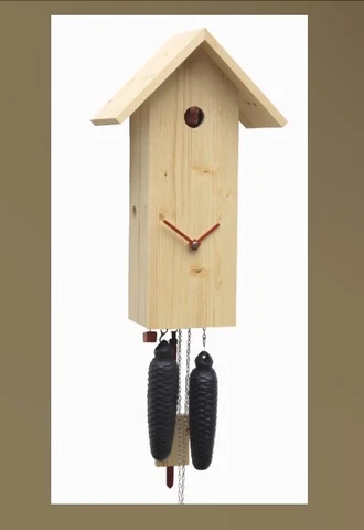 Handmade Modern Cuckoo Clock from Rombach & Haas, Black Forest Germany Cover