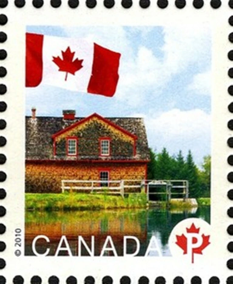 🍁Canada   #2354  "FLAG OVER MILLS"   Fine Mint  2010 Issue - Image 1 of 1
