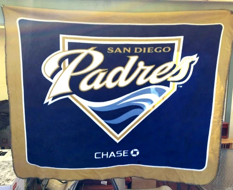 NEW (San Diego Padres Fleece Blanket) Very Soft! 44" x 56" SGA Chase Mlb Tatis Cover