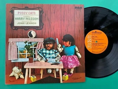 Harry Nilsson / John Lennon - Pussy Cats LP Vinyl 1974,  Original , RCA NM/NM - Image 1 of 4