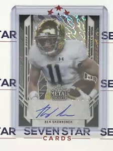 2021 Leaf Metal Draft Black Marbles Portrait Auto - Ben Skowronek - 6/15 - Bild 1 von 2