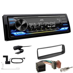JVC KD-X472DBT Media Autoradio Bluetooth DAB+ für Peugeot 206 206CC 1998-2007 - Bild 1 von 6