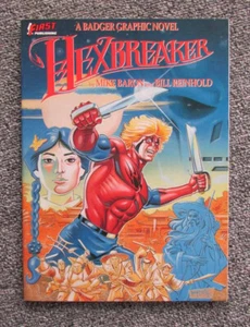 BADGER GRAPHIC NOVEL HEXBREAKER FIRST PUBLISHING 1ST PRINTING NM - Picture 1 of 3