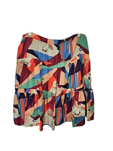 MARC JACOBS NWT Multicolor A-Line Silk Skirt Women’s Size 10 M152131 - Picture 1 of 7