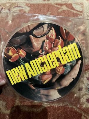 ELVIS COSTELLO ~  NEW AMSTERDAM  + 3  1980 UK 7" VINYL PICTURE DISC SINGLE MINT- - Image 1 of 4