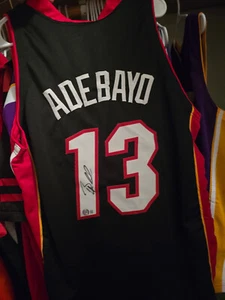 Bam Adebayo Autographed Custom Miami Heat Jersey - Picture 1 of 5