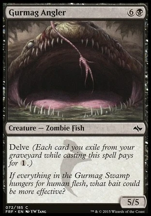 Magic the Gathering MTG Gurmag Angler (72) Fate Reforged   LP - Image 1 of 1