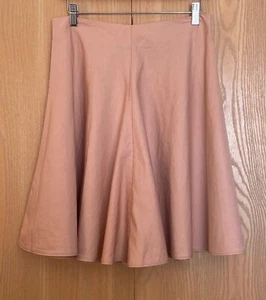 Hannes Roether Size S Soft Pink Cotton Linen Skirt NWOT - Picture 1 of 3