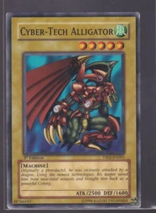 Cyber Tech Alligator 1. Auflage Common Starter Deck Jaden Yugioh TCG - Bild 1 von 3