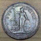 1901 Bombay Mint Great Britain Trade Dollar.  AU Details. Edge Toning. A495