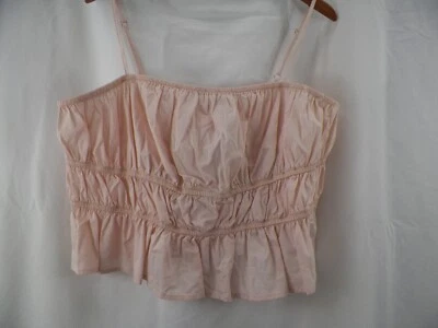 Camisa de verano Lee para mujer con correa de espagueti rosa rubor talla 3X Foto 1 de 4