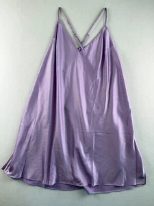 Victoria's Secret Satin Racerback Babydoll Lingerie Lilac Size XL NWT - Picture 1 of 12
