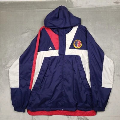 Винтажная мужская ветровка 2000 Adidas USA United States олимпийская команда размер XL - Изображение 1 из 4