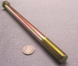 Cap Screw Bolt, PT, GRADE 8 Yellow Zinc Chromate 5/8"-18 x 10.00" Length - Picture 1 of 12