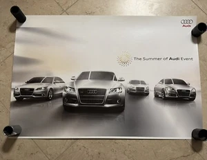 Audi Showroom Marketing Poster Featuring Full Line Of Audi Product. - Picture 1 of 3