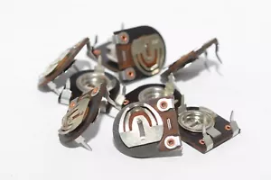 10x vintage trimmer / potentiometer by RFT, 470 ohm lin., lying down, GDR, NOS - Picture 1 of 5