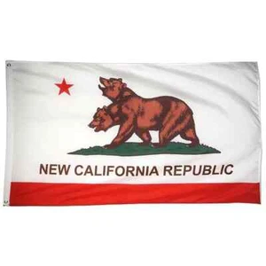 New California Republic NCR flag Fallout 90x150cm or 60x90cm/3x5ft or 2x3ft - Bild 1 von 4