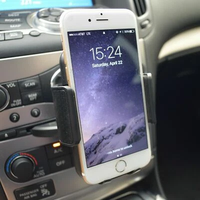 Car CD Slot Stereo Dash Mount Cell Phone Holder for iPhone 7 Plus - Image 1 of 4